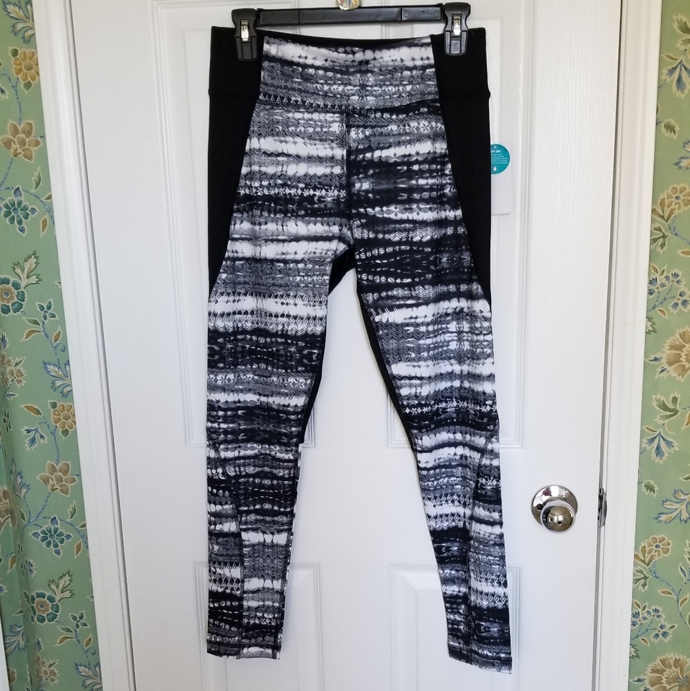 Rainbeau  Black and White/Grey Exercise Pant